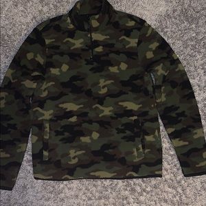 Men’s Camo Sherpa. Quarter Zip